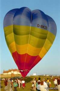 G-BKZB hot air balloon. Photograph by G Duke