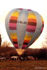 G-BLAD hot air balloon. Photograph by Mike Clarke