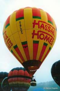 G-BLCC hot air balloon. Photograph by Mark Duffy