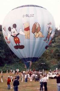 G-BLDZ hot air balloon. Photograph by Bill Teasdale