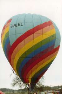 G-BLEL hot air balloon. Photograph by G Duke