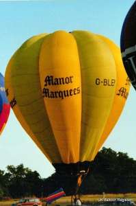 G-BLEP hot air balloon. Photograph by G Duke