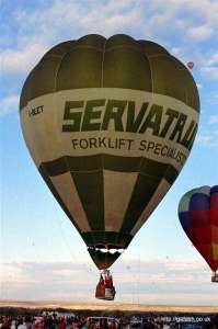 G-BLET hot air balloon. Photograph by Mike Clarke
