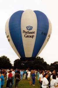 G-BLFY hot air balloon. Photograph by Mike Clarke