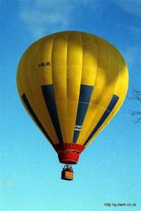G-BLHK hot air balloon. Photograph by Mike Clarke