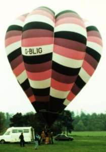 G-BLIG hot air balloon. Photograph by Mel Kirby