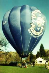 G-BLIV hot air balloon. Photograph by Mel Kirby