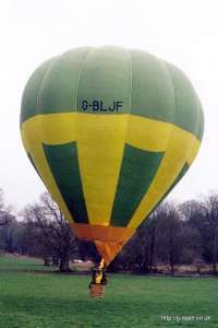 G-BLJF hot air balloon. Photograph by Mike Clarke