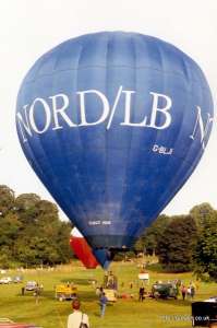 G-BLJI hot air balloon. Photograph by Mike Clarke