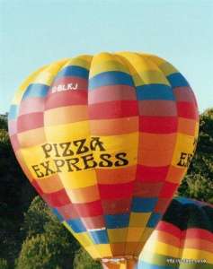 G-BLKJ hot air balloon. Photograph by G Duke