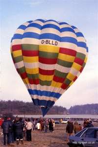 G-BLLD hot air balloon. Photograph by Mike Clarke