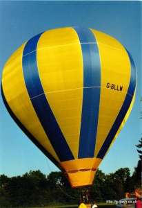 G-BLLW hot air balloon. Photograph by G Duke