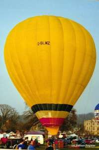 G-BLMZ hot air balloon. Photograph by G Duke