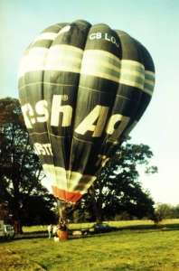 G-BLOJ hot air balloon. Photograph by Mel Kirby