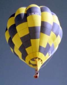 G-BLOV hot air balloon. Photograph by Mel Kirby