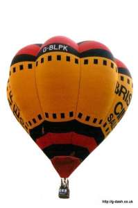 G-BLPK hot air balloon. Photograph by G Duke