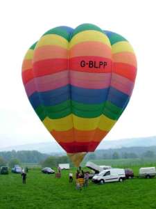 G-BLPP hot air balloon. Photograph by Balloon Spotters Archive