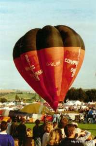 G-BLSH hot air balloon. Photograph by G Duke - My Balloon!