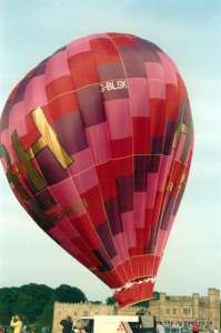 G-BLSK hot air balloon. Photograph by G Duke
