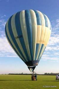 G-BLUE hot air balloon, added to the archive 7 September 2026. Photograph by Damian Busby