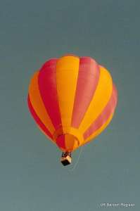 G-BLUI hot air balloon. Photograph by G Duke