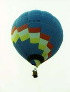 G-BLVB hot air balloon. Photograph by Mel Kirby