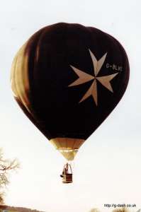 G-BLVC hot air balloon. Photograph by Mike Clarke