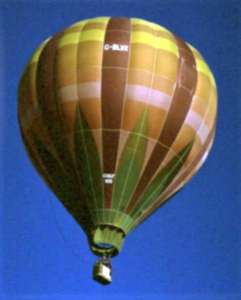 G-BLVX hot air balloon. Photograph by Chris Lane
