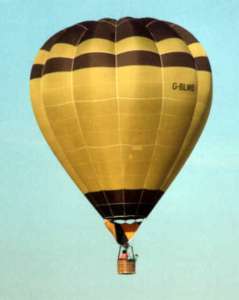 G-BLWB hot air balloon. Photograph by Paul Coman