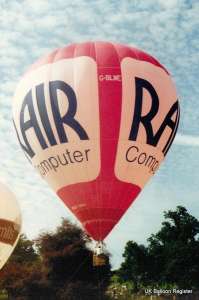 G-BLWE hot air balloon. Photograph by Mark Duffy