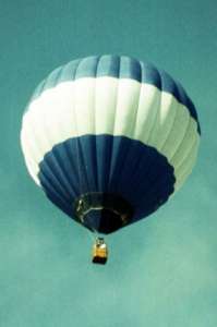 G-BLWO hot air balloon. Photograph by Mel Kirby
