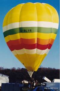 G-BLYR hot air balloon. Photograph by Mike Clarke