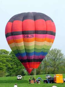 G-BLZS hot air balloon. Photograph by Balloon Spotters Archive