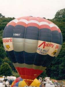 G-BMBT hot air balloon. Photograph by G Duke