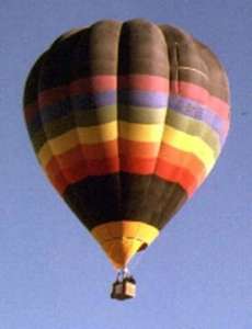 G-BMEE hot air balloon. Photograph by Chris Lane