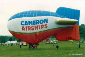 G-BMEZ hot air balloon. Photograph by Mark Duffy