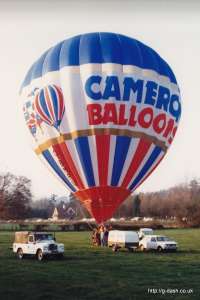 G-BMFU hot air balloon. Photograph by Mike Clarke