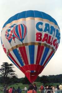 G-BMFV hot air balloon. Photograph by G Duke