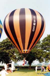 G-BMGD hot air balloon. Photograph by Mike Clarke