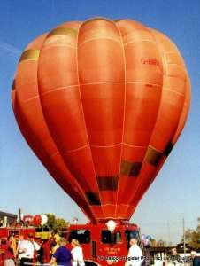 G-BMIA hot air balloon. Photograph by James Guillow