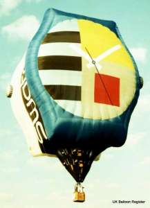 G-BMJJ hot air balloon. Photograph by Mel Kirby
