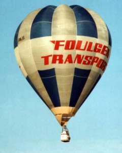 G-BMJS hot air balloon. Photograph by Paul Coman