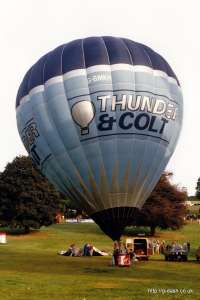 G-BMKH hot air balloon. Photograph by Mike Clarke