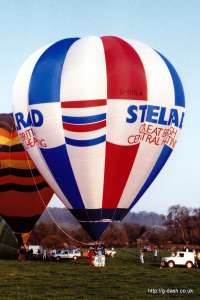 G-BMLW hot air balloon. Photograph by Mike Clarke
