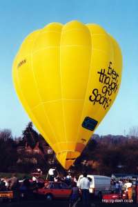 G-BMMW hot air balloon. Photograph by Mike Clarke