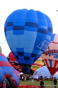G-BMMY hot air balloon. Photograph by Mike Clarke