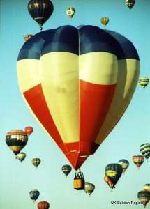 G-BMOU hot air balloon. Photograph by Mel Kirby