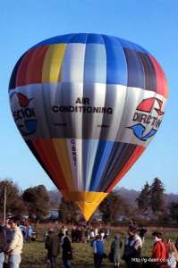 G-BMSI hot air balloon. Photograph by Mike Clarke