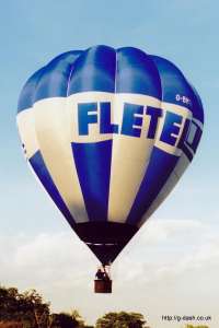 G-BMTN hot air balloon. Photograph by Mike Clarke
