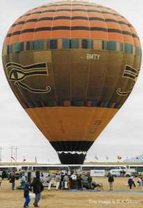 G-BMTY hot air balloon. Photograph by A Gibson